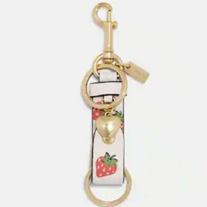 Trigger Snap Bag Charm With 🍓Strawberry Print🍓